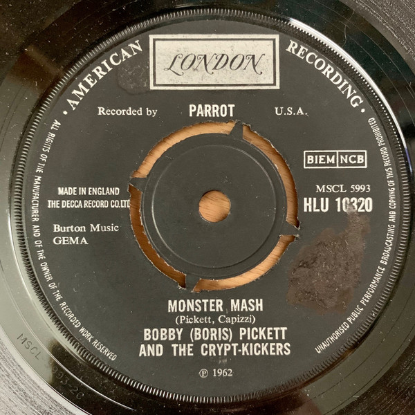 Bobby (Boris) Pickett And The Crypt-Kickers - Monster Mash | London Records (HLU 10320) - main