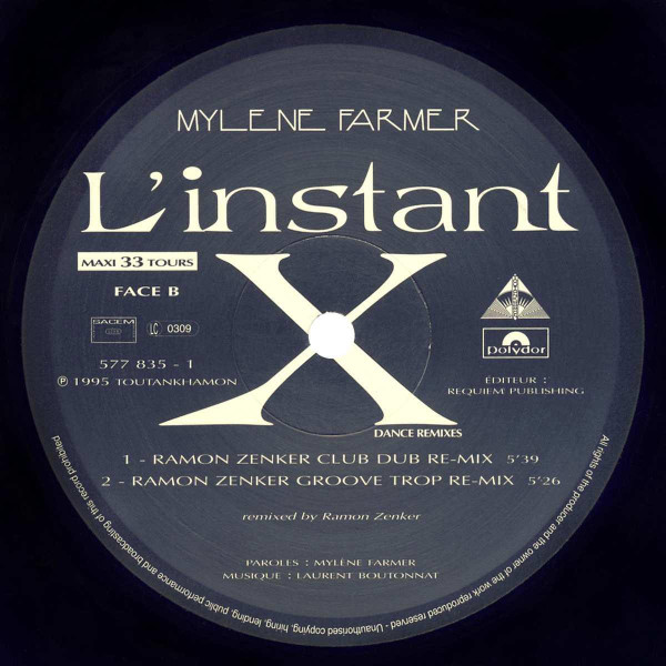 Mylène Farmer - L'Instant X (Dance Remixes) | Polydor (577 835 - 1) - 4