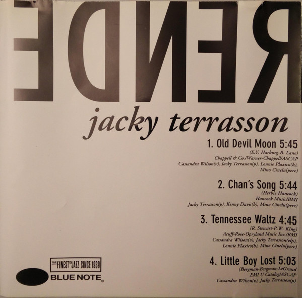 Jacky Terrasson & Cassandra Wilson - Rendezvous | Blue Note (7243 8 55484 2 0) - 3