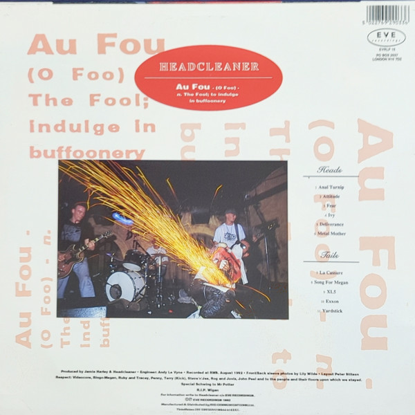 Headcleaner - Au Fou | Eve Recordings (EVRLP 15) - 2