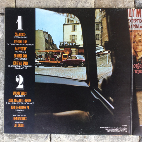 Johnny Rivers And His L. A. Boogie Band - Last Boogie In Paris | Atlantic (K 50033) - 4