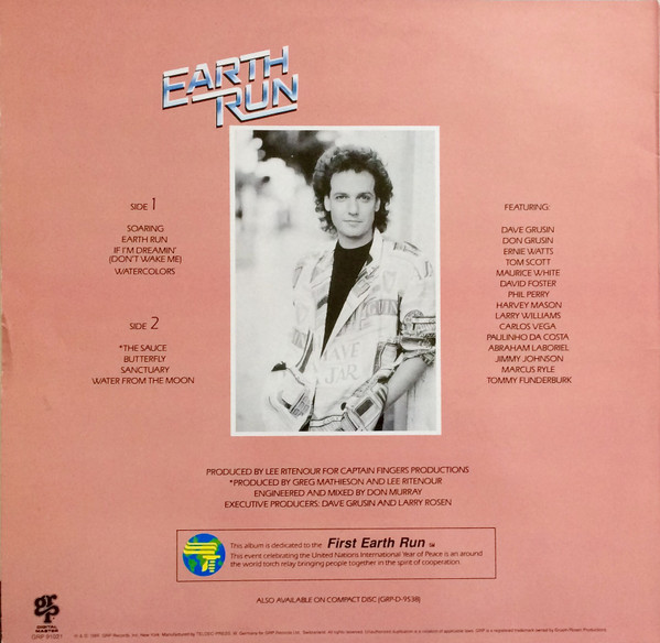 Lee Ritenour - Earth Run | GRP (GRP 91 021) - 2 Lee Ritenour - Earth Run | GRP (GRP 91 021) - 2