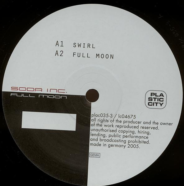 Soda Inc. - Full Moon | Plastic City (plac035-3) - 3