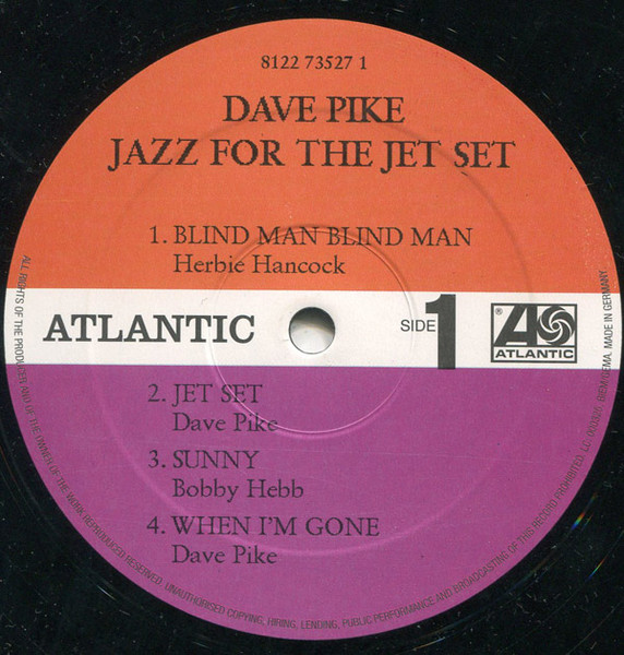 Dave Pike - Jazz For The Jet Set | Atlantic (8122 73527 1) - 3
