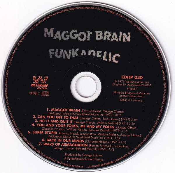 Funkadelic - Maggot Brain | Westbound Records (CDHP 030) - 3