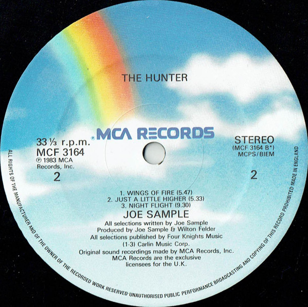 Joe Sample - The Hunter | MCA Records (MCF 3164) - main