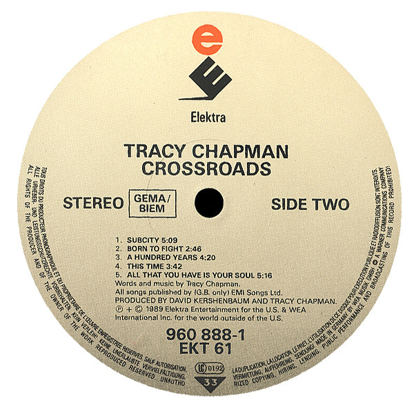 Tracy Chapman - Crossroads | Elektra (960 888-1) - 4