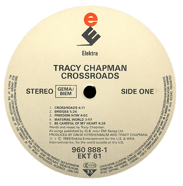 Tracy Chapman - Crossroads | Elektra (960 888-1) - 3