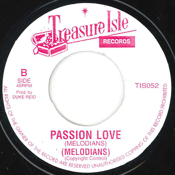 Alton Ellis / The Melodians - La La Means I Love / Passion Love | Treasure Isle (TIS052) - 2 Alton Ellis / The Melodians - La La Means I Love / Passion Love | Treasure Isle (TIS052) - 2
