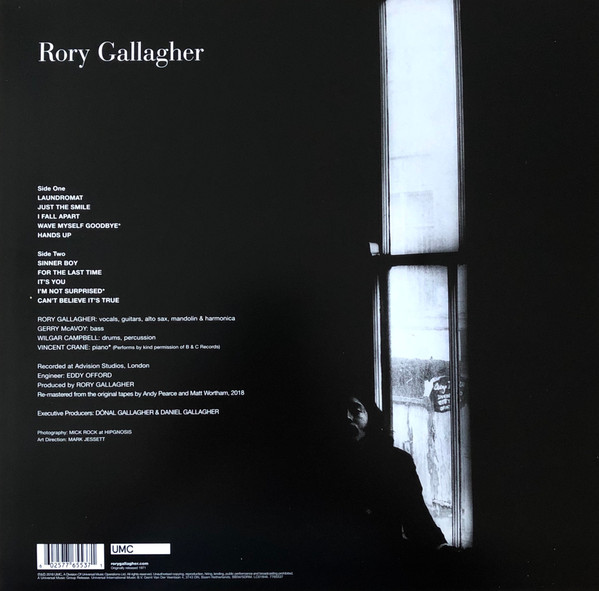 Rory Gallagher - Rory Gallagher LP | UMC (7765537) - 2 Rory Gallagher - Rory Gallagher LP | UMC (7765537) - 2