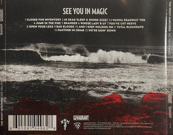 The Night Marchers - See You In Magic | Vagrant Records (VR496) - 2