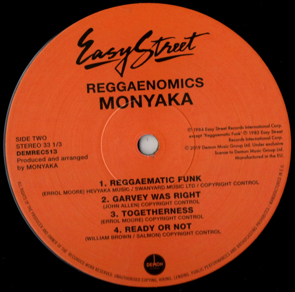 Monyaka - Reggaenomics | Demon Records (DEMREC513) - 4