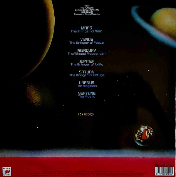 Tomita - The Planets | Music On Vinyl (MOVCL067) - 2