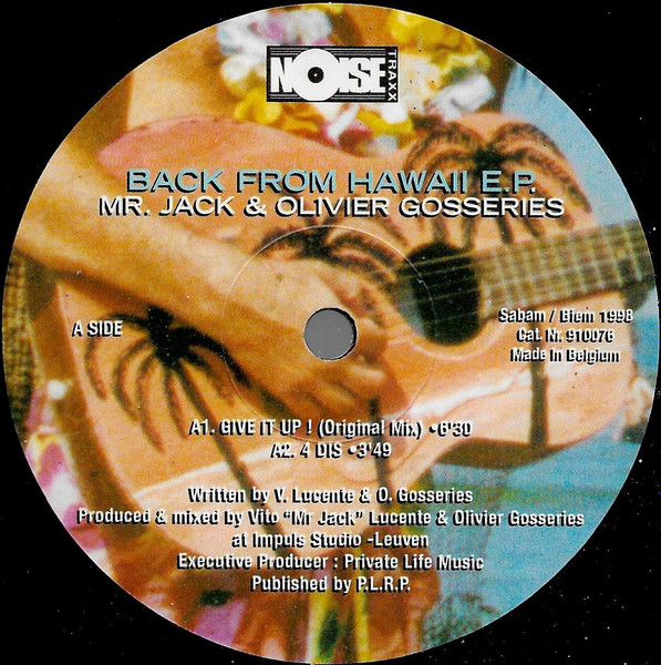 Mr. Jack & Olivier Gosseries - Back From Hawaii E.P. | Noise Traxx (910076) - 3