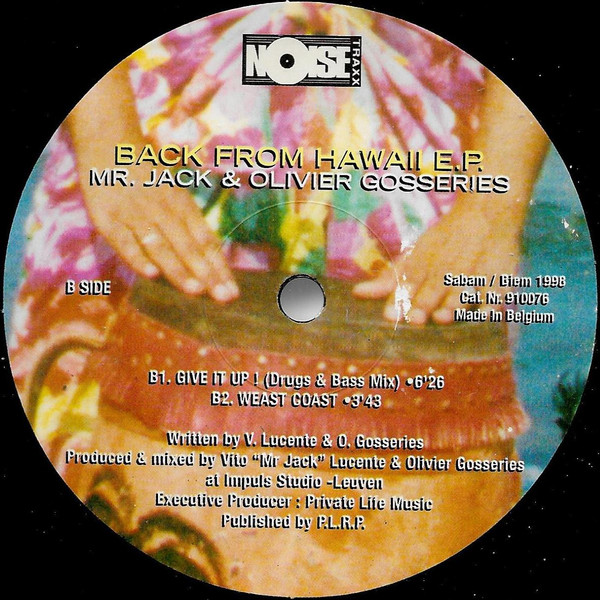 Mr. Jack & Olivier Gosseries - Back From Hawaii E.P. | Noise Traxx (910076) - 4