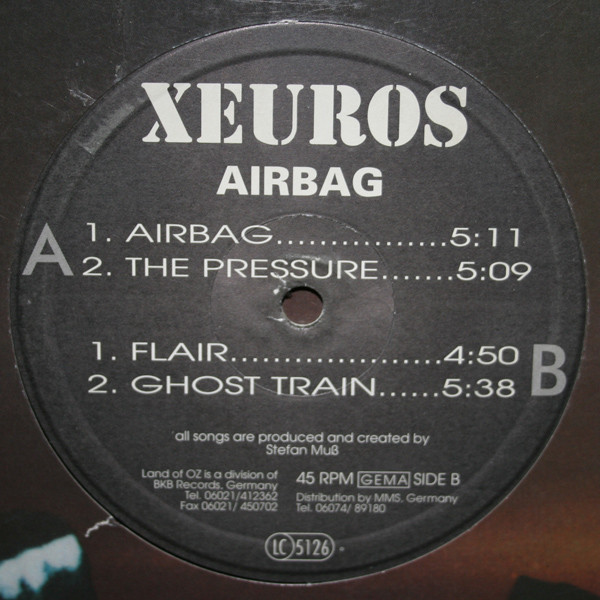 Xeuros - Airbag | Land Of Oz (VINYLLAND 0010) - 2
