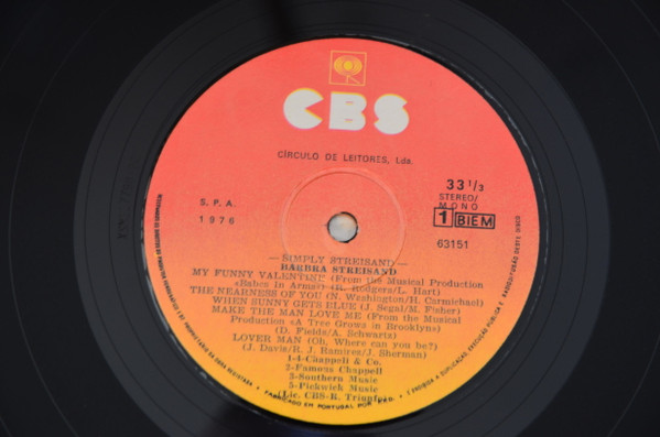 Barbra Streisand - Simply Streisand | CBS (63151) - 4