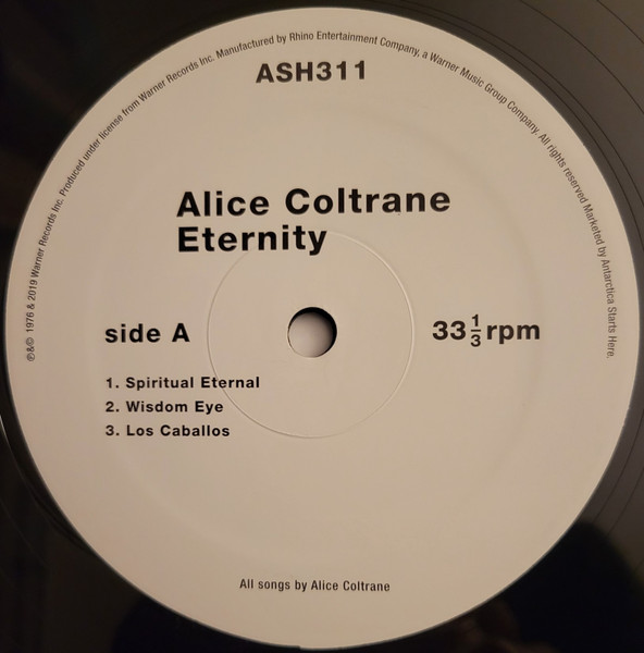 Alice Coltrane - Eternity | Antarctica Starts Here (ASH311) - 3 Alice Coltrane - Eternity | Antarctica Starts Here (ASH311) - 3