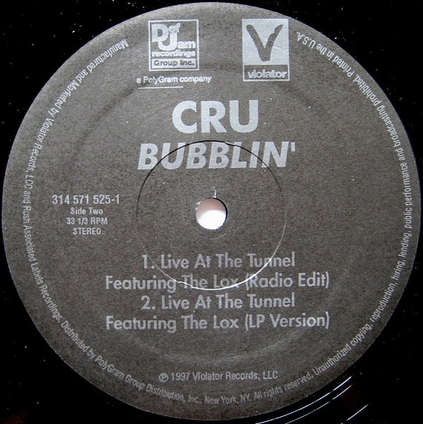 CRU - Bubblin' | Def Jam Recordings Group Inc. (314 571 525-1) - 4 CRU - Bubblin' | Def Jam Recordings Group Inc. (314 571 525-1) - 4