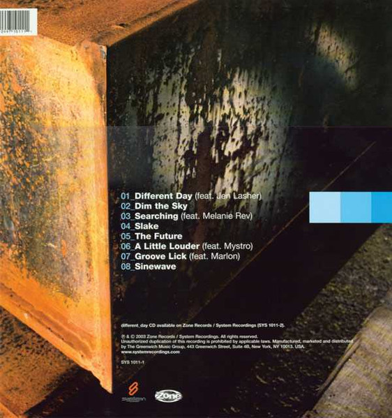 DJ Icey - Different Day | System Recordings (SYS 1011-1) - 2 DJ Icey - Different Day | System Recordings (SYS 1011-1) - 2