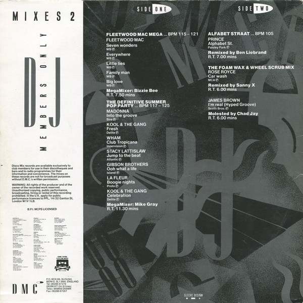 Various - June 88 Mixes 2 | DMC (DMC 65/2) - 2