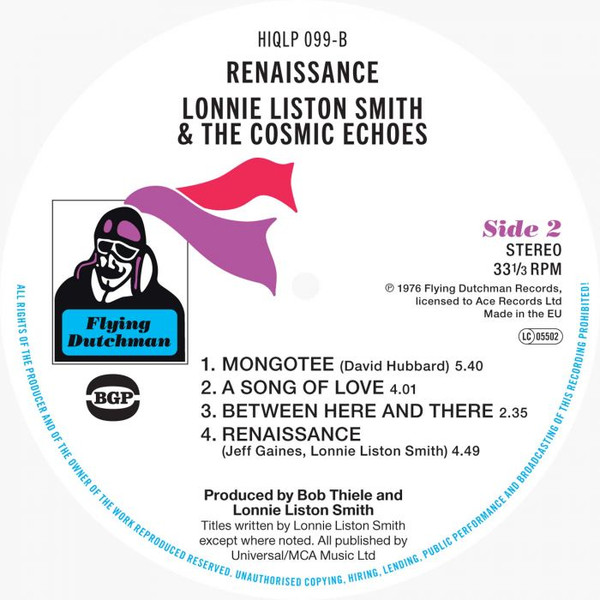 Lonnie Liston Smith And The Cosmic Echoes - Renaissance | BGP Records (HIQLP 099) - 2