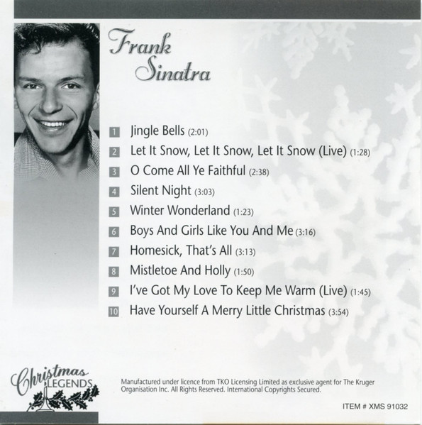 Frank Sinatra - Christmas Legends: Under The Mistletoe | Direct Source Special Products Inc. (XMS 91032) - 3 Frank Sinatra - Christmas Legends: Under The Mistletoe | Direct Source Special Products Inc. (XMS 91032) - 3