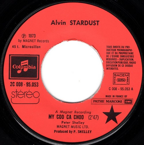 Alvin Stardust - My Coo Ca Choo | Columbia (2C 008- 95053) - 3