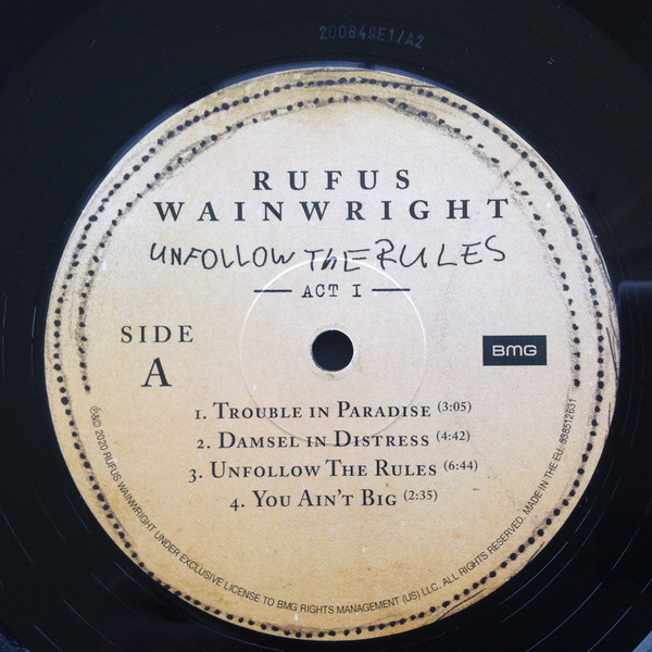 Rufus Wainwright - Unfollow The Rules | BMG (538512631) - 2 Rufus Wainwright - Unfollow The Rules | BMG (538512631) - 2