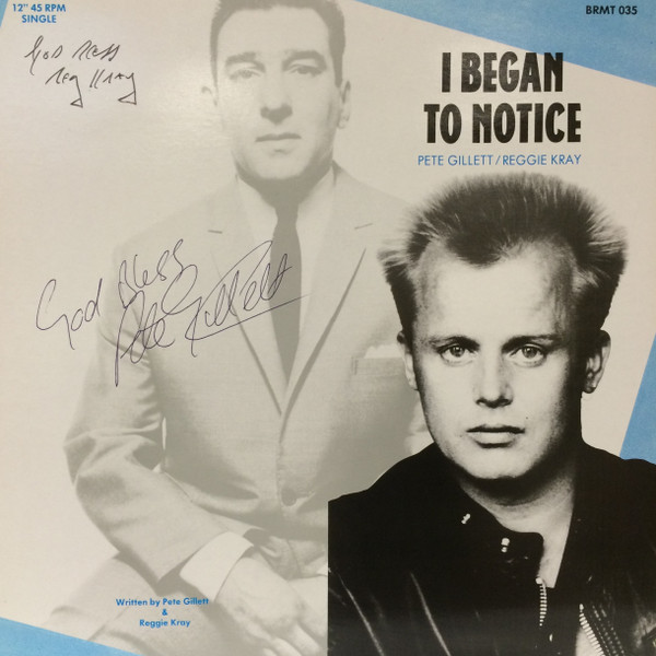 Reggie Kray , Pete Gillett - I Began To Notice | Bold Reprive Records (BRMT 035) - main Reggie Kray , Pete Gillett - I Began To Notice | Bold Reprive Records (BRMT 035) - main