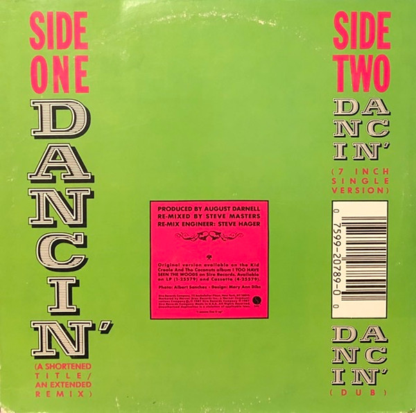Kid Creole And The Coconuts - Dancin' | Sire (0-20789) - main
