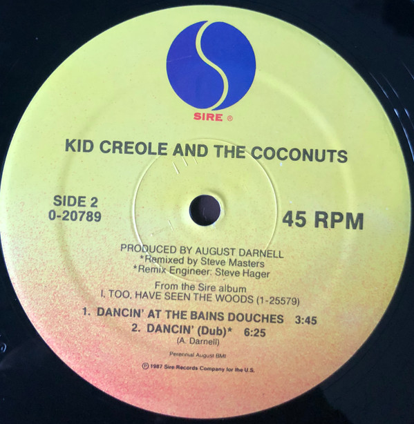 Kid Creole And The Coconuts - Dancin' | Sire (0-20789) - 3