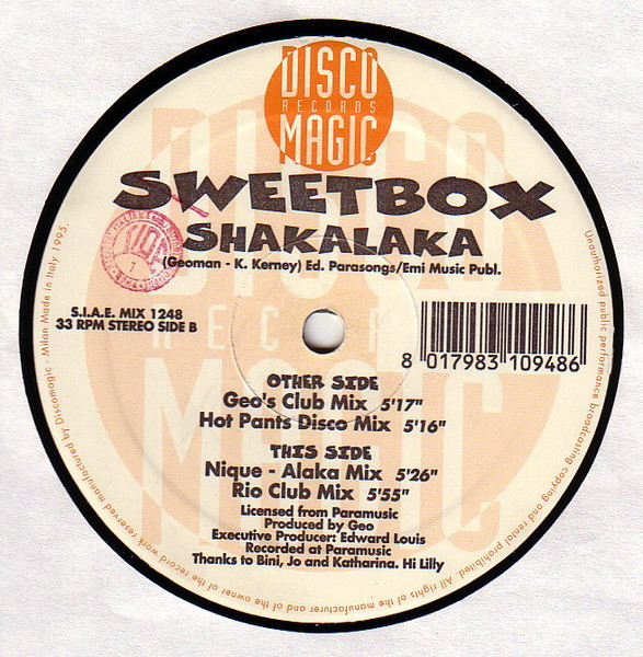 Sweetbox - Shakalaka | Discomagic Records (MIX 1248)