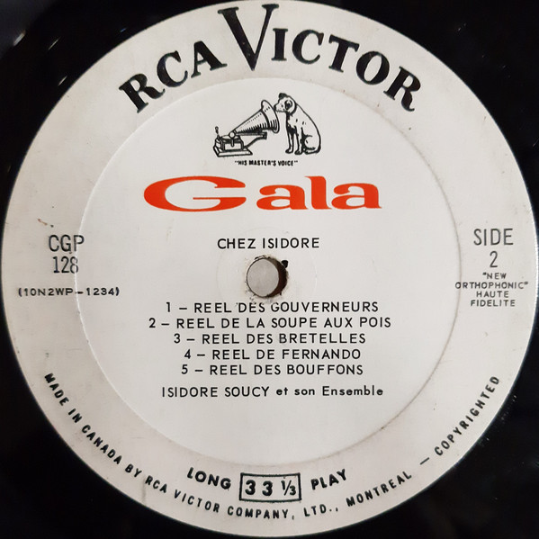 Isidore Soucy Et Son Ensemble - Chez Isidore | RCA Victor (CGP 128) - 4 Isidore Soucy Et Son Ensemble - Chez Isidore | RCA Victor (CGP 128) - 4