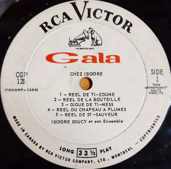 Isidore Soucy Et Son Ensemble - Chez Isidore | RCA Victor (CGP 128) - 3 Isidore Soucy Et Son Ensemble - Chez Isidore | RCA Victor (CGP 128) - 3
