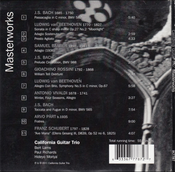 California Guitar Trio - Masterworks | Inner Knot (IK7787) - 2