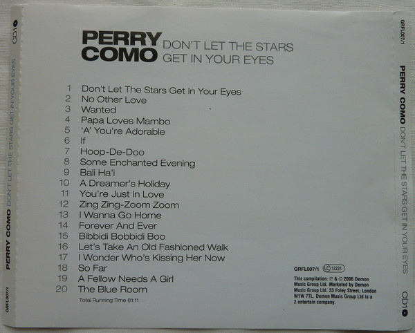 Perry Como - Don't Let The Stars Get In Your Eyes | Ground Floor (GRFL007) - 3 Perry Como - Don't Let The Stars Get In Your Eyes | Ground Floor (GRFL007) - 3
