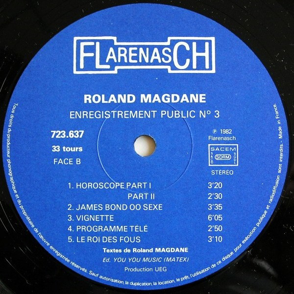 Roland Magdane - Enregistrement Public Numéro 3 | Flarenasch (723.637) - 4