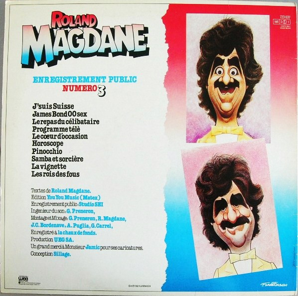 Roland Magdane - Enregistrement Public Numéro 3 | Flarenasch (723.637) - 2