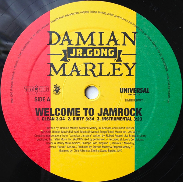 Damian Marley - Welcome To Jamrock | Tuff Gong (DMROCKVP1) - 2 Damian Marley - Welcome To Jamrock | Tuff Gong (DMROCKVP1) - 2