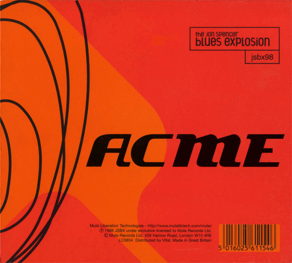 The Jon Spencer Blues Explosion - Acme | Mute (CDSTUMM154) - main