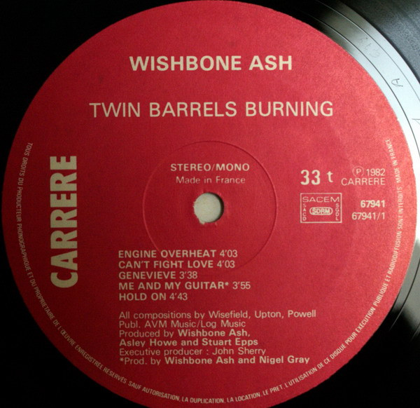 Wishbone Ash - Twin Barrels Burning | Carrere (67.941) - 3