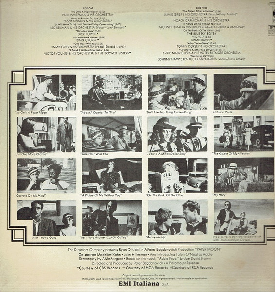 Various - Paper Moon (Colonna Sonora Originale) : Original Recordings Featured In The Soundtrack | Paramount Records (3 C 062 -94739) - 4 Various - Paper Moon (Colonna Sonora Originale) : Original Recordings Featured In The Soundtrack | Paramount Records (3 C 062 -94739) - 4