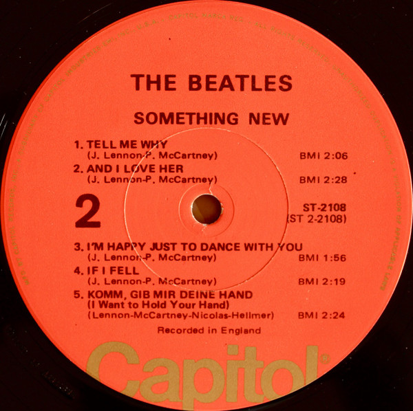The Beatles - Something New | Capitol Records (ST 2108) - 4 The Beatles - Something New | Capitol Records (ST 2108) - 4