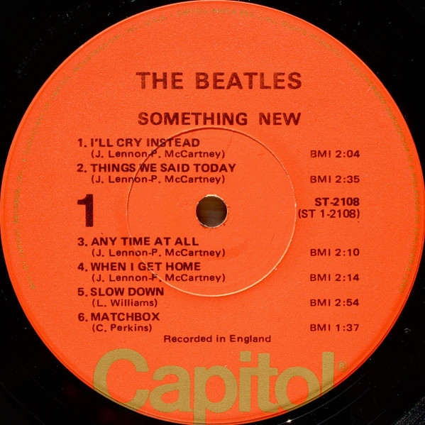 The Beatles - Something New | Capitol Records (ST 2108) - 3 The Beatles - Something New | Capitol Records (ST 2108) - 3