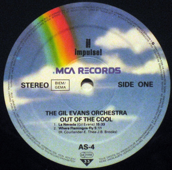Gil Evans And His Orchestra - Out Of The Cool | Impulse! (AS-4) - 3 Gil Evans And His Orchestra - Out Of The Cool | Impulse! (AS-4) - 3