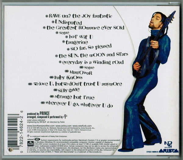 The Artist (Formerly Known As Prince) - Rave Un2 The Joy Fantastic | NPG Records (07822-14624-2) - 2 The Artist (Formerly Known As Prince) - Rave Un2 The Joy Fantastic | NPG Records (07822-14624-2) - 2