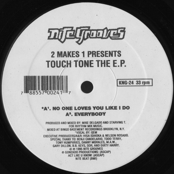 2 Makes 1 - Touch Tone The E.P. | Nite Grooves (KNG-24)