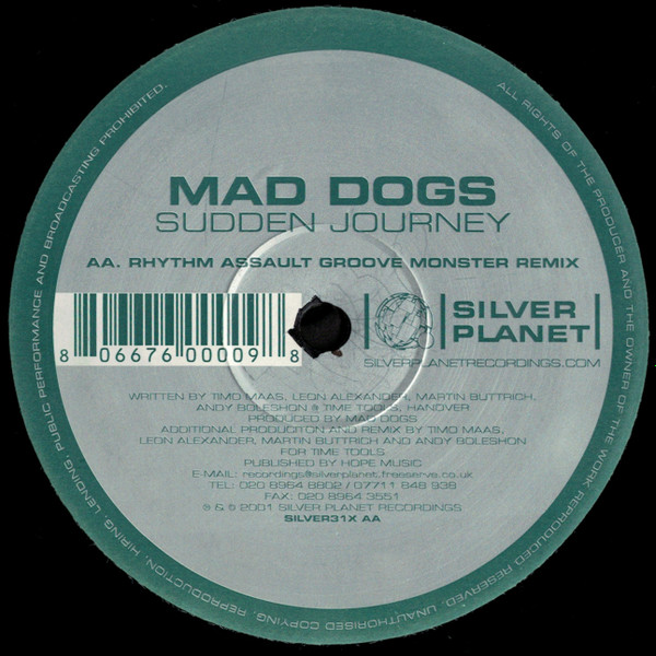 Sudden Journey (Remixes - Ashtrax / Rhythm Assault Groove Monster)