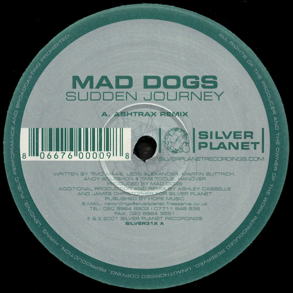 Sudden Journey (Remixes - Ashtrax / Rhythm Assault Groove Monster)